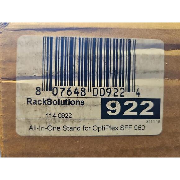 RackSolutions Rack Solutions 114 0922 All-in-One Stand For Optiplex SFF 960 *NEW - Picture 4 of 5